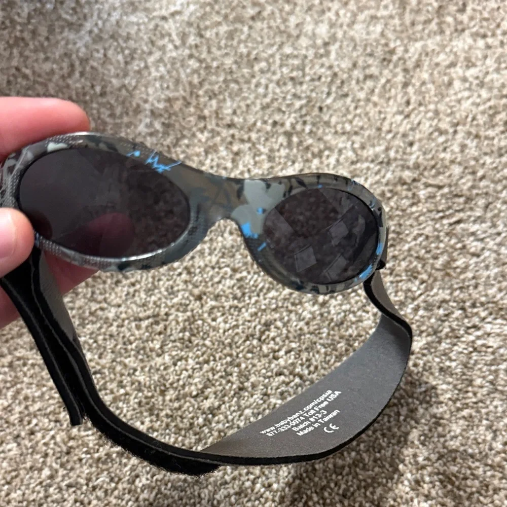 BaBy BanZ Gray Swim Goggles with Dark Lenses